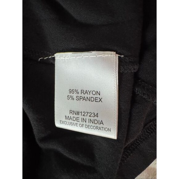 Amita Naithani Flowy Black Lace Cutout Skirt XS - Picture 7 of 7